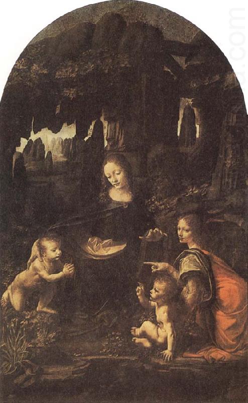 LEONARDO da Vinci Virgin of the Rocks china oil painting image